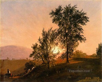 ニューイングランドの風景ハドソン川フレデリック・エドウィン教会 Oil Paintings